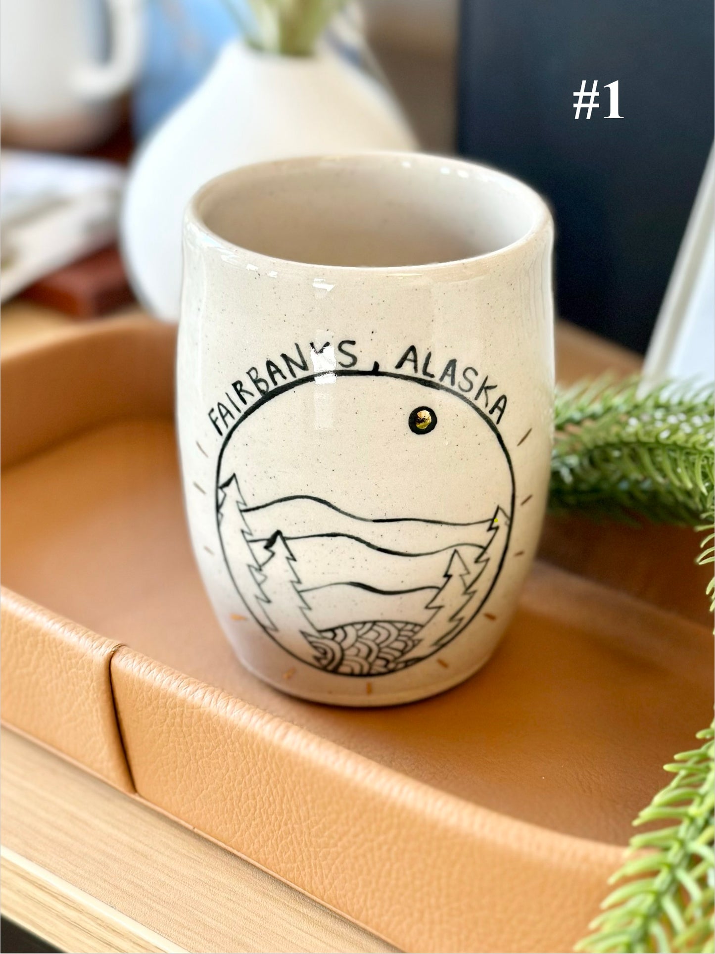 Fairbanks, Alaska Mug by Pickle Pottery
