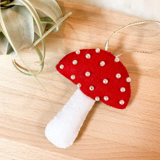 Amanita Felt Ornament | Large by Brittany Montour