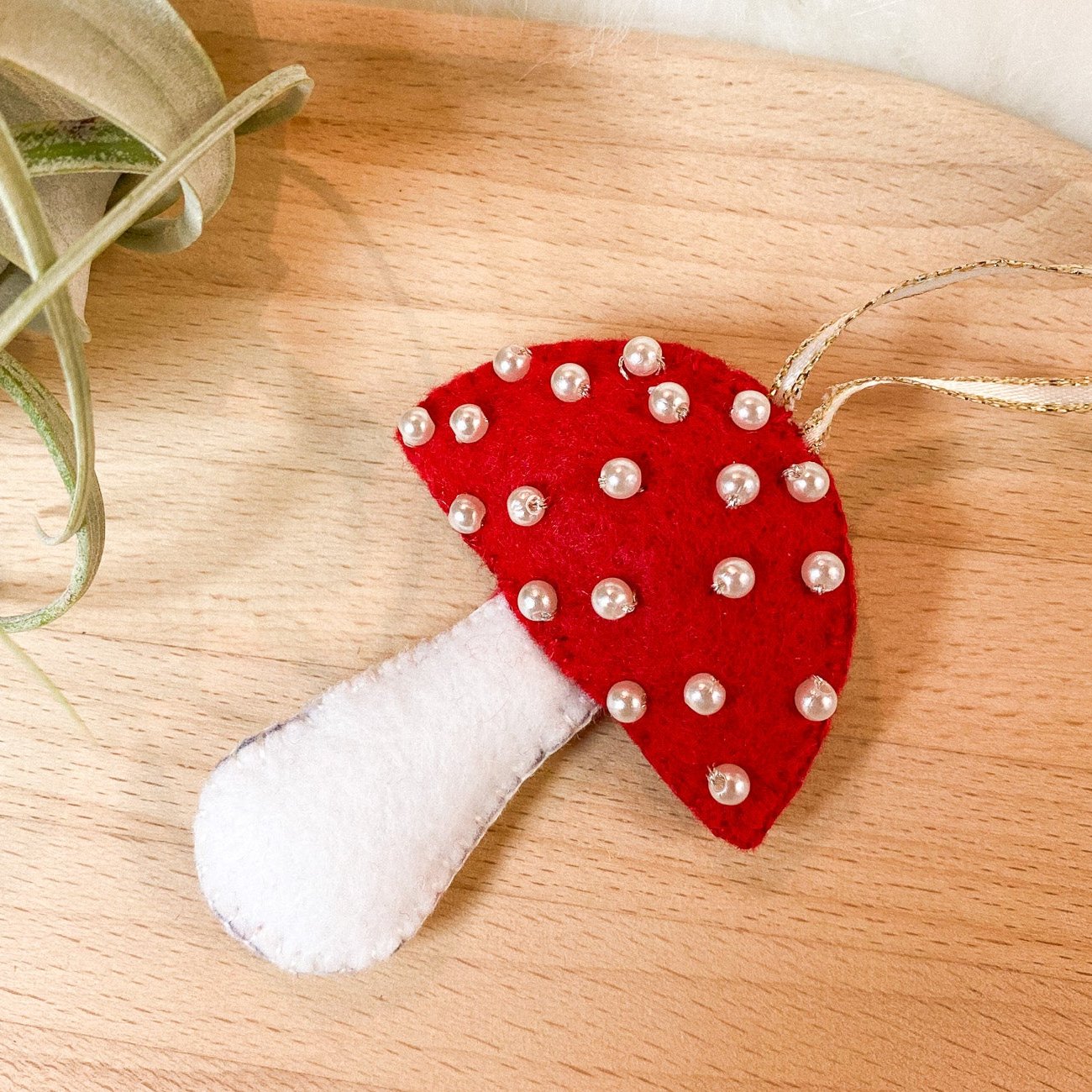 Amanita Felt Ornament | Small by Brittany Montour