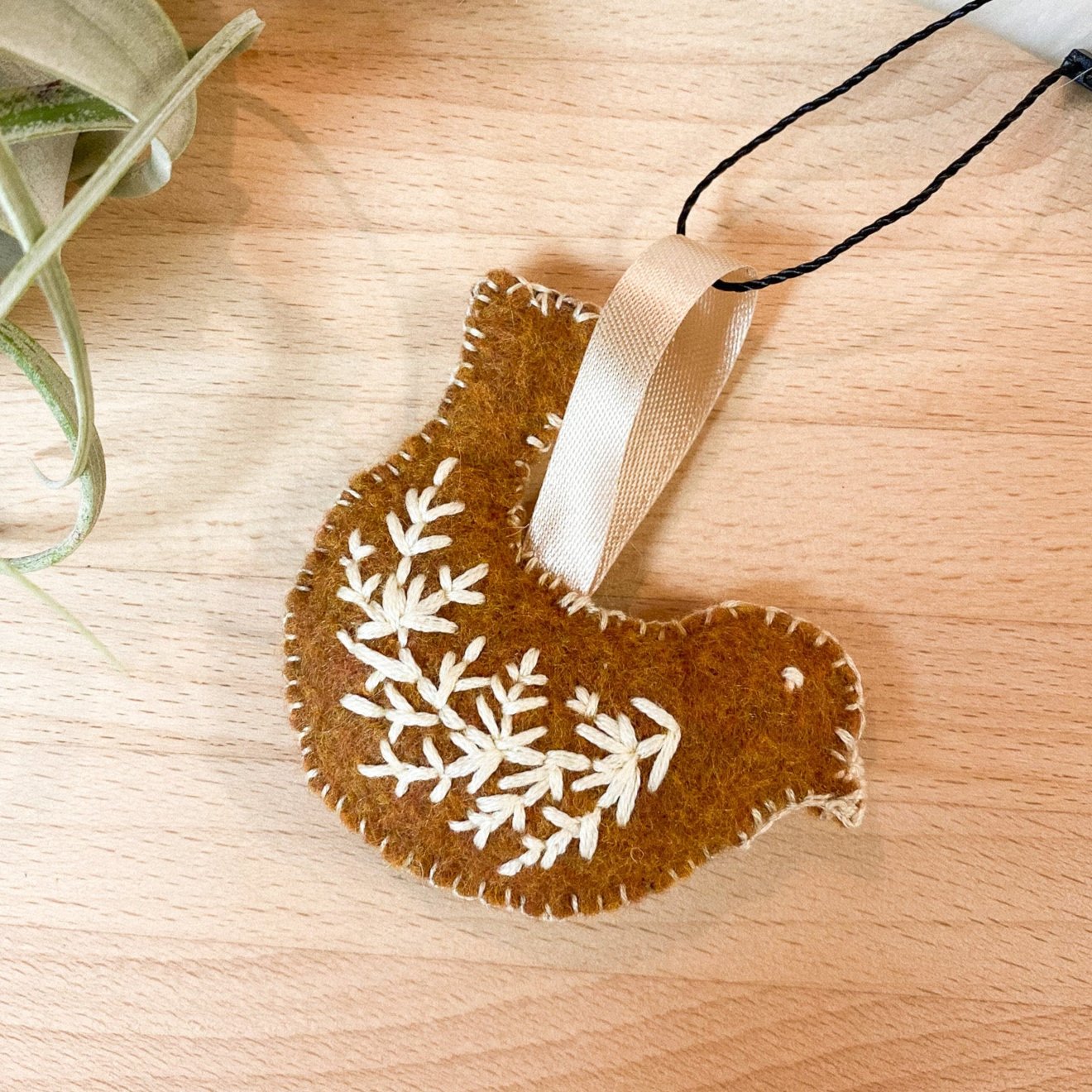 Little Bird Felt Ornament by Brittany Montour