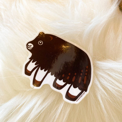 Baby Muskox Sticker by Arisa Sasaki