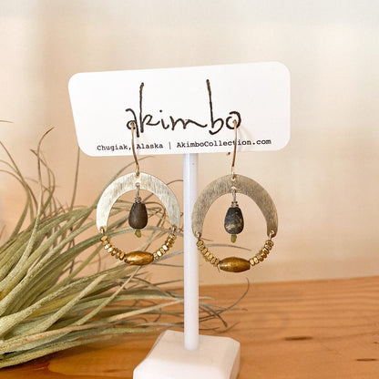 Full Circle Earrings by Akimbo Collection
