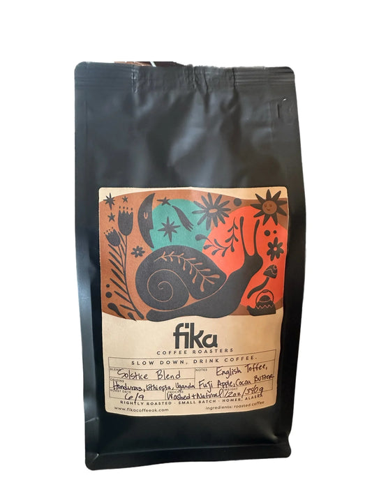 Roasted Whole Coffee Beans | Solstice Blend by Fika Coffee Roasters