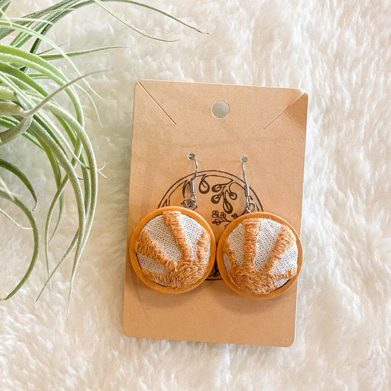 Sun Rays Earrings by Brittany Montour