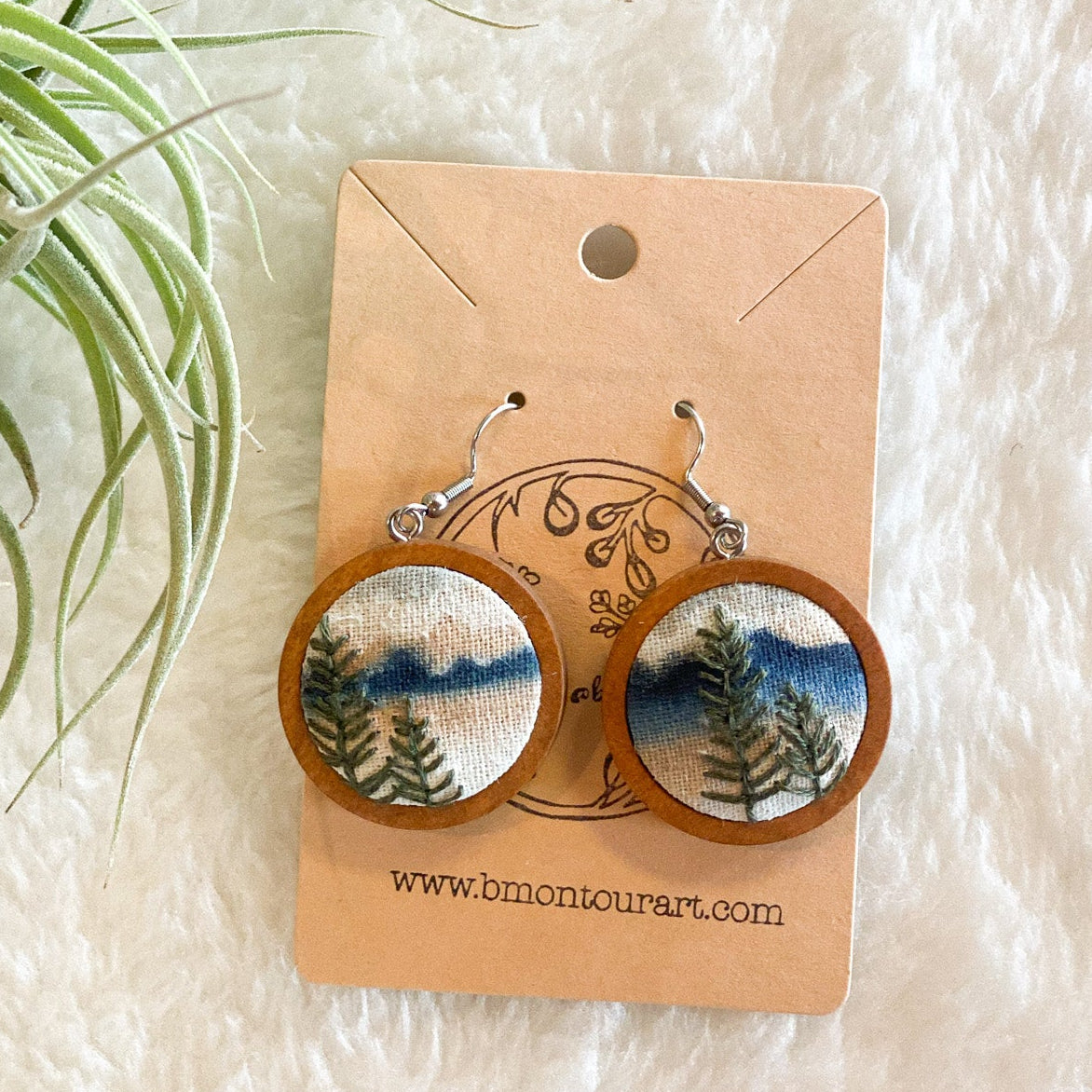 Misty Mountains Earrings by Brittany Montour