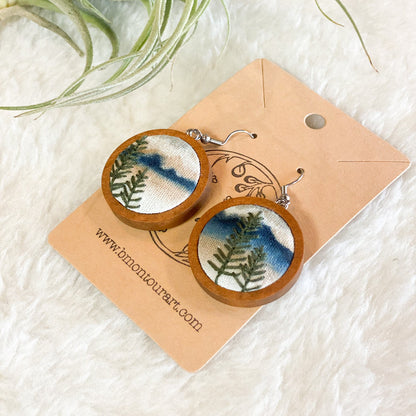 Misty Mountains Earrings by Brittany Montour