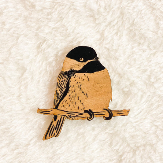 Chickadee Magnet by SnowMade
