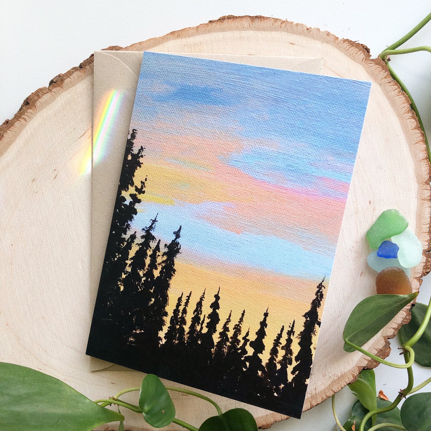 Summer Silhouette Card by Anya Toelle