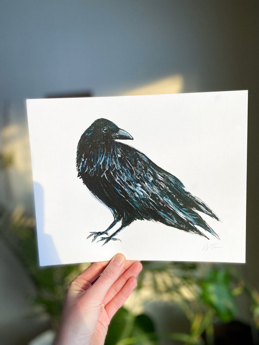 Raven 8x10 Print by Anya Toelle