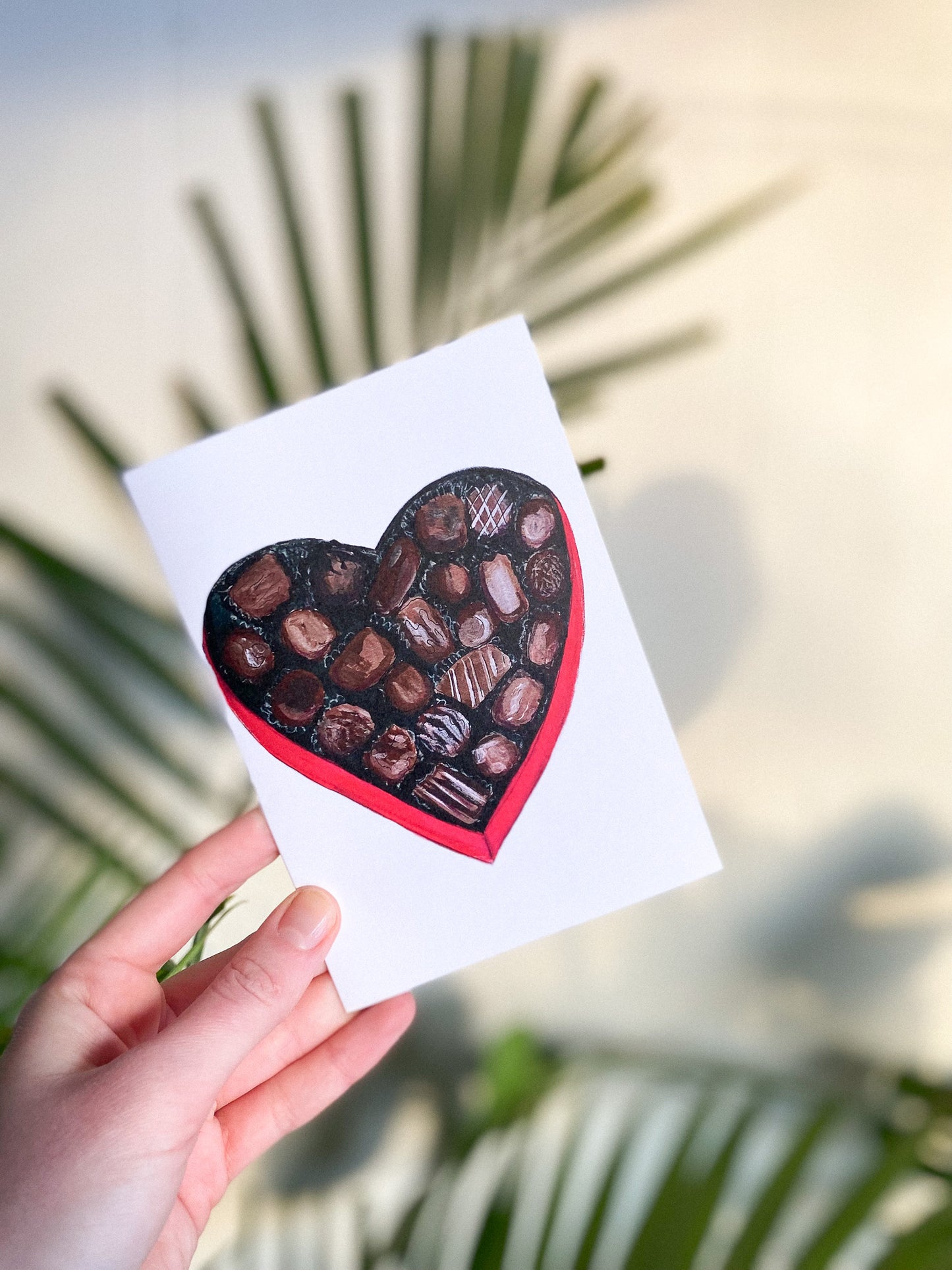 Box of Chocolates Card by Anya Toelle