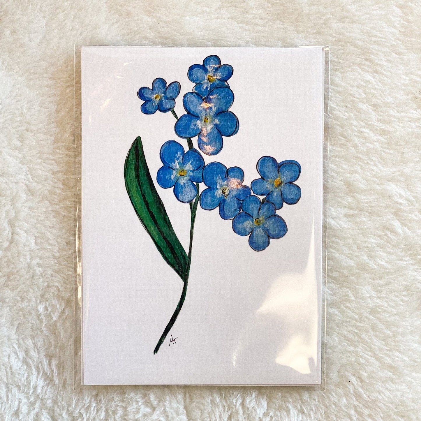 Forget Me Not 5x7 Print by Anya Toelle