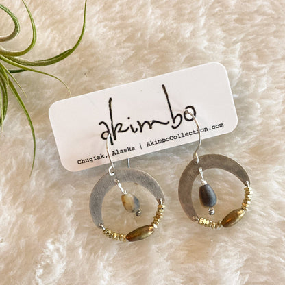 Full Circle Earrings by Akimbo Collection