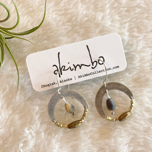 Full Circle Earrings by Akimbo Collection