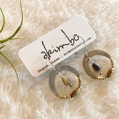 Full Circle Earrings by Akimbo Collection