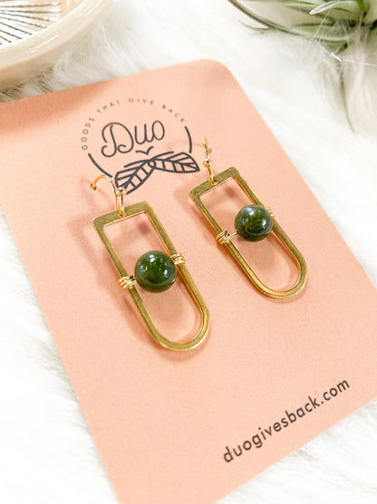 Sierra Stone Earrings by DUO Goods