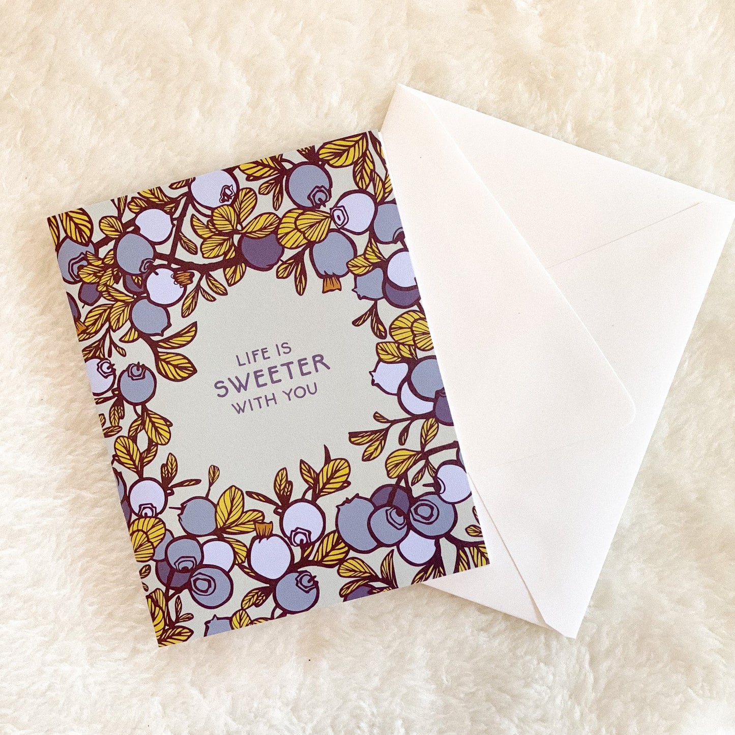 Life is Sweeter Card by Brianna Reagan Art