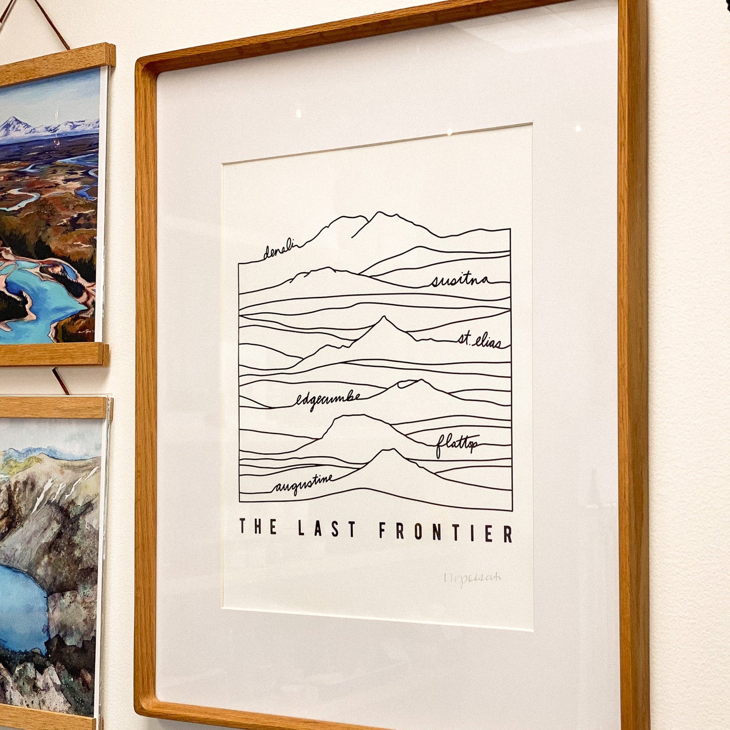 Fault Lines Framed 16x20 Print by Printworthy