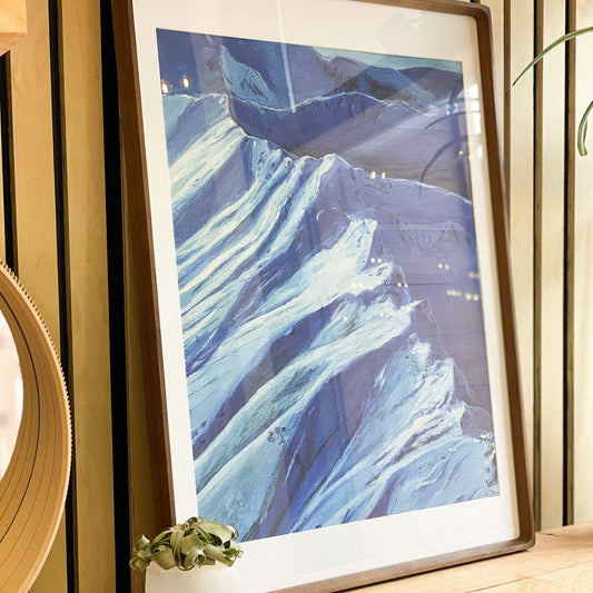 Ridge Lines Framed 16x20 Print by Anya Toelle