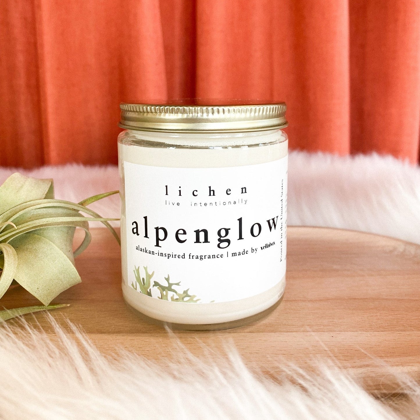 Alpenglow Soy Wax Candle by Lichen x Vellabox