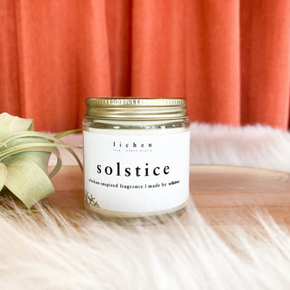 Solstice Soy Wax Candle by Lichen x Vellabox