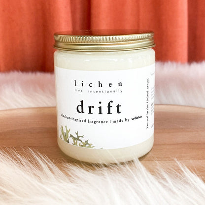 Drift Soy Wax Candle by Lichen x Vellabox