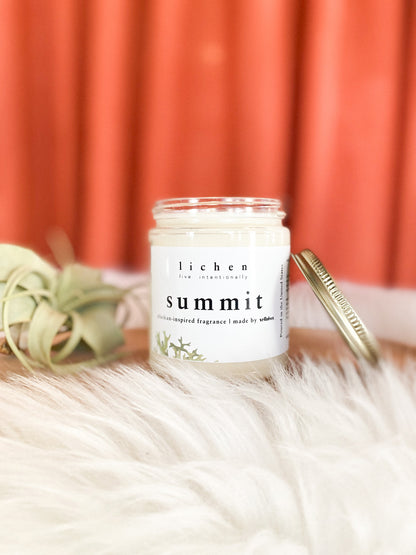 Summit Soy Wax Candle by Lichen x Vellabox