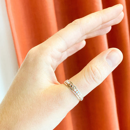 G-S || Silver Ring Stack by Elm Designs