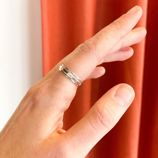 B || Silver Ring Stack by Elm Designs
