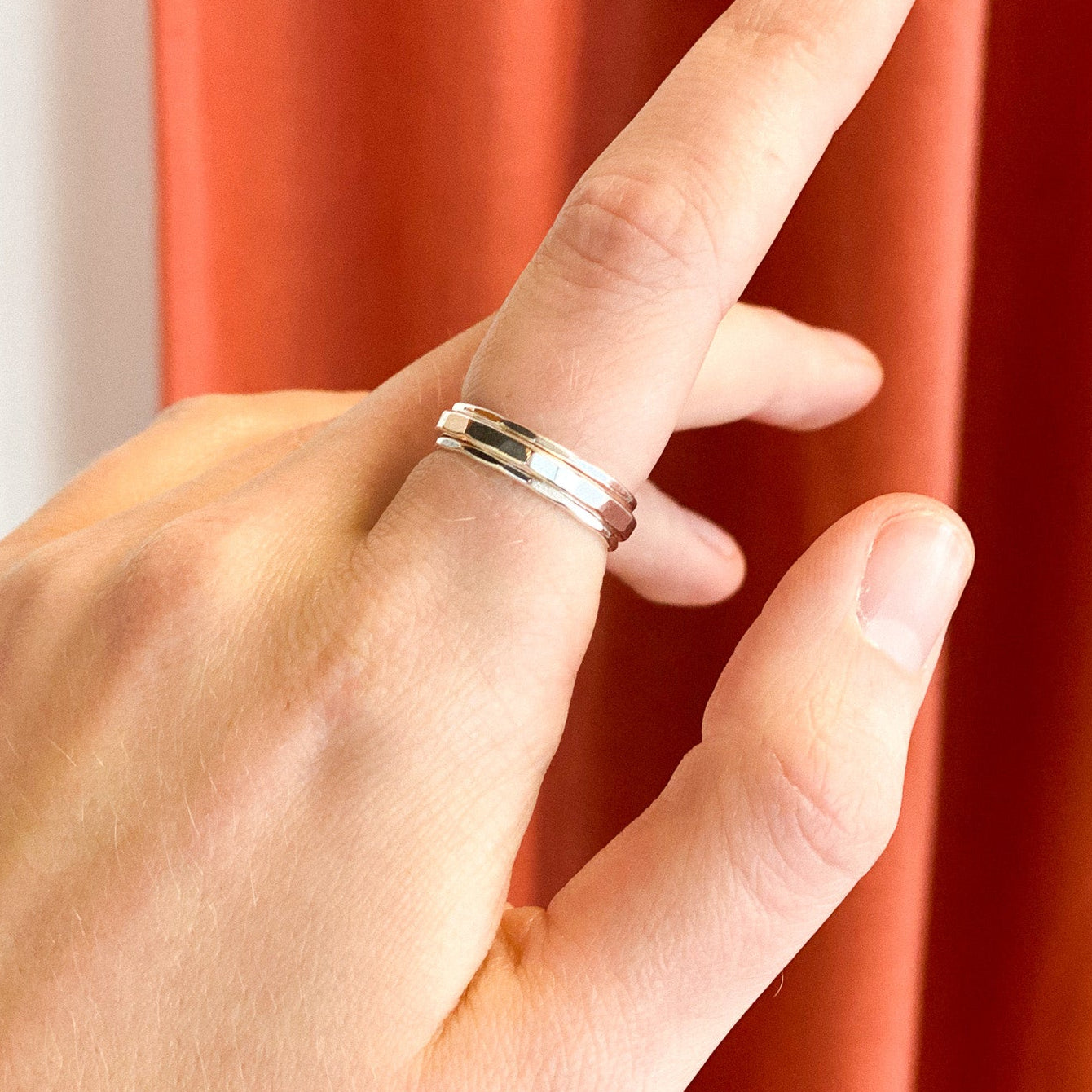 B || Silver Ring Stack by Elm Designs