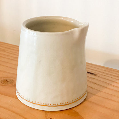 Porcelain Creamer Cup by K.Olson