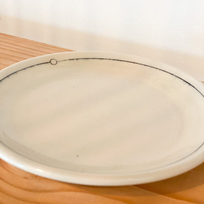 Liminal Porcelain Snack Plate by K.Olson