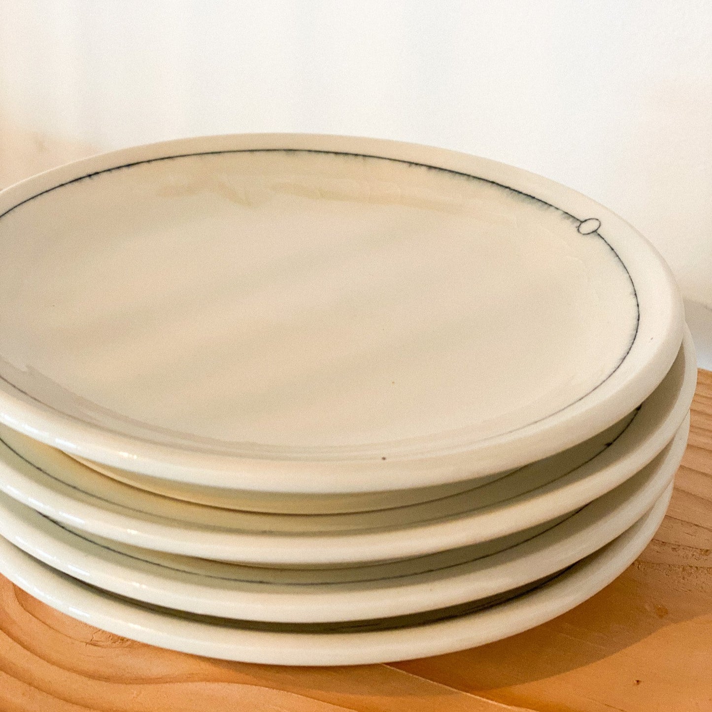 Liminal Porcelain Snack Plate by K.Olson