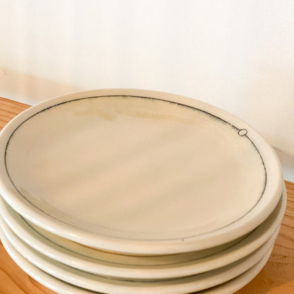 Liminal Porcelain Snack Plate by K.Olson