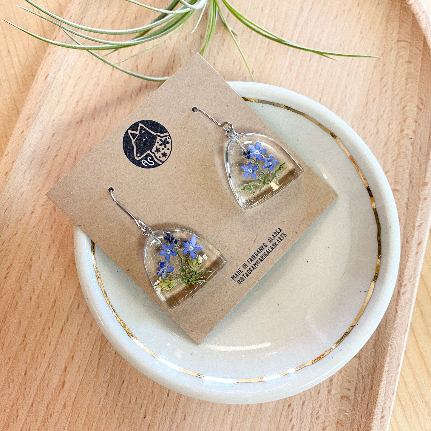 Floral Earrings by Arisa Sasaki #102