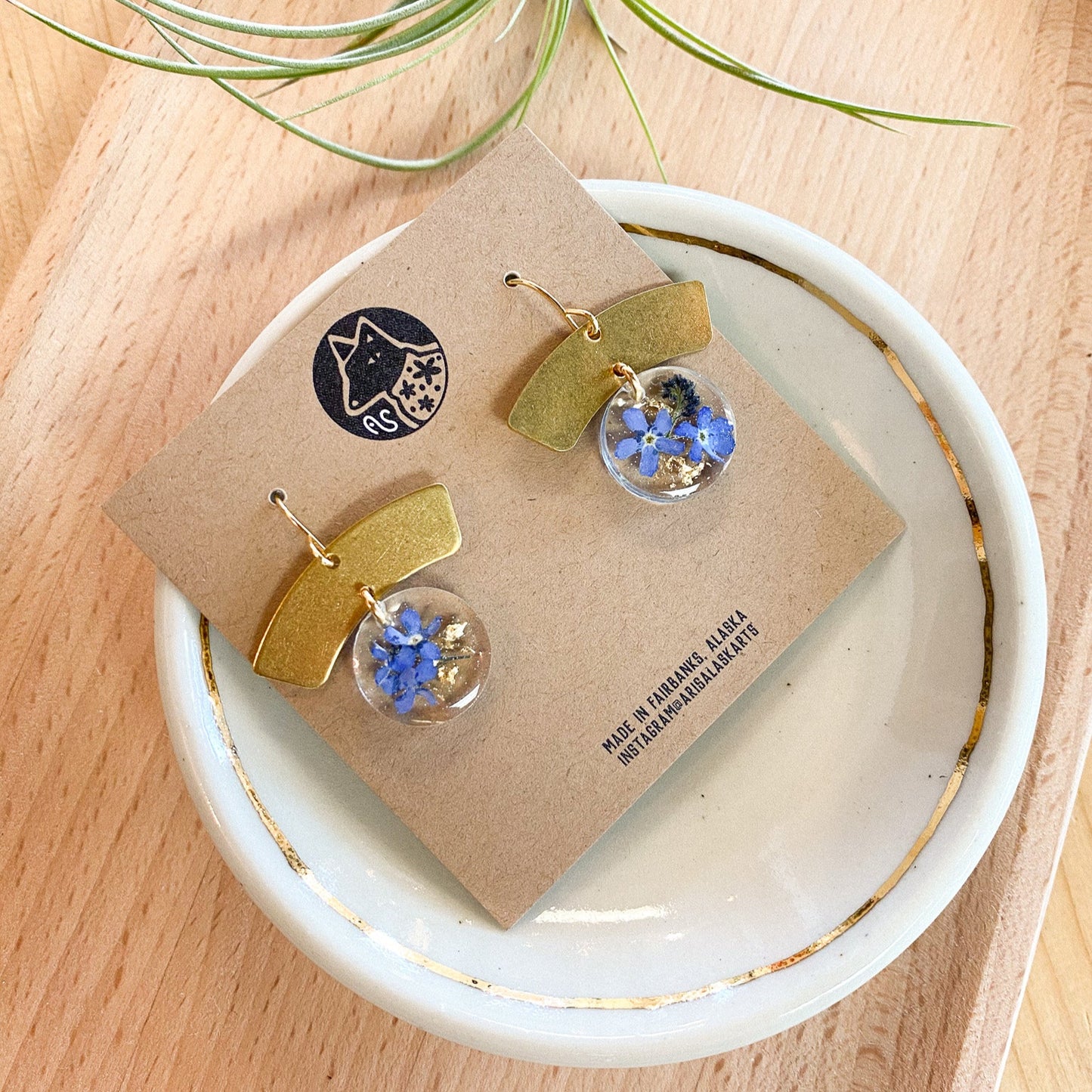 Floral Arch Earrings by Arisa Sasaki #106