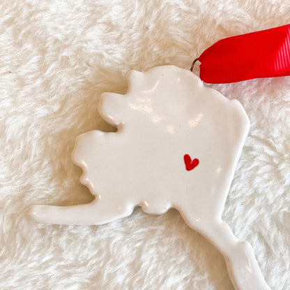 Fairbanks, Alaska Ceramic Ornament by AO Clay