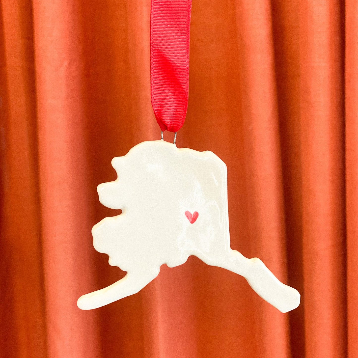 Fairbanks, Alaska Ceramic Ornament by AO Clay