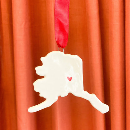 Fairbanks, Alaska Ceramic Ornament by AO Clay