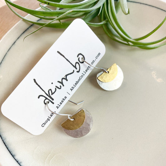 Parhelion Eclipse Earrings by Akimbo Collection