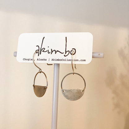 Bijou Earrings | Antique Silver Plated by Akimbo Collection