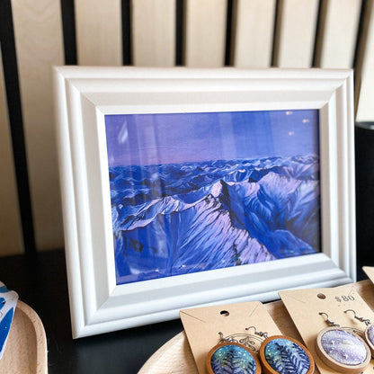 Alpine Glow 5x7 Framed Print by Anya Toelle