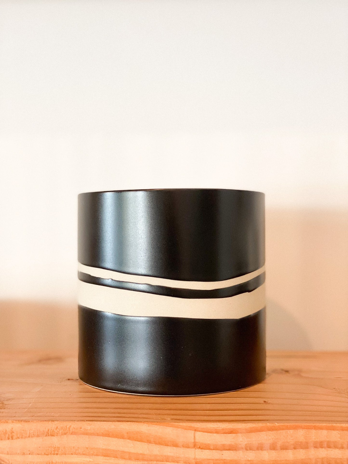 Braided River Ceramic 4" Planter