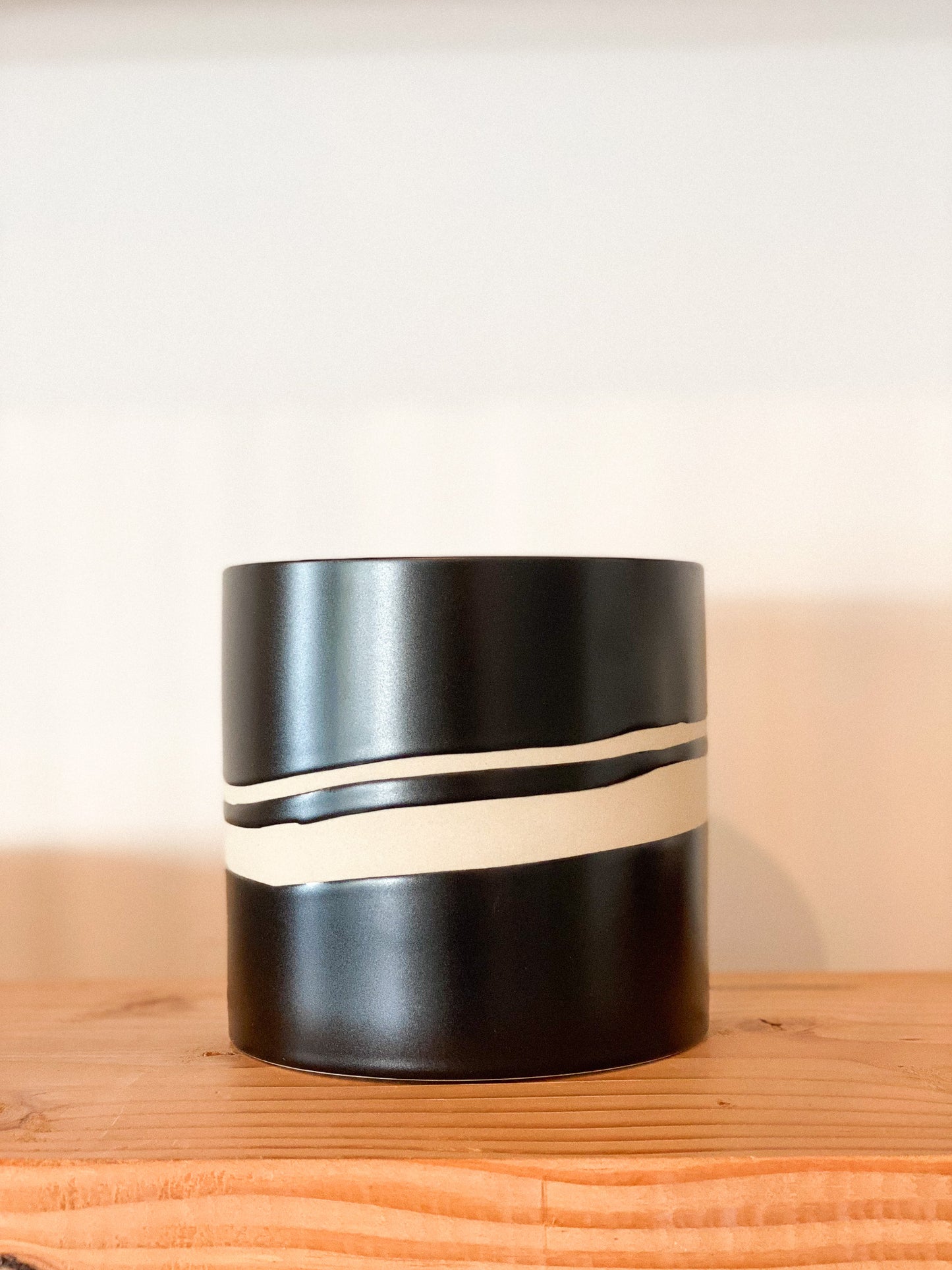 Braided River Ceramic 4" Planter