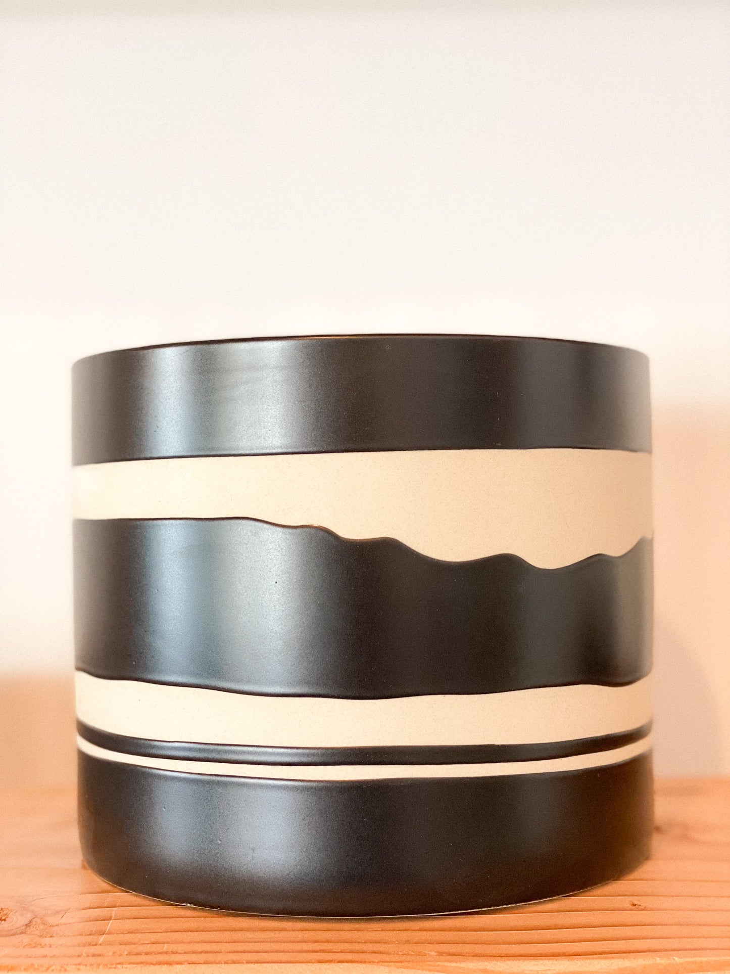 Braided River Ceramic 6" Planter