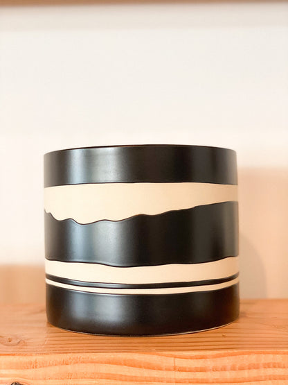 Braided River Ceramic 6" Planter