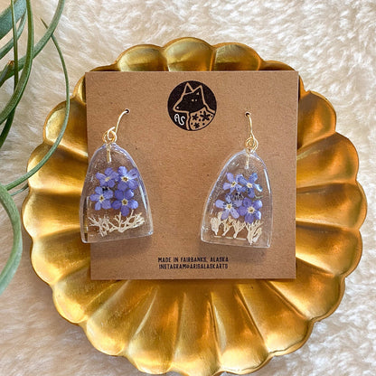 Forest Flowers Earrings #127 by Arisa Sasaki