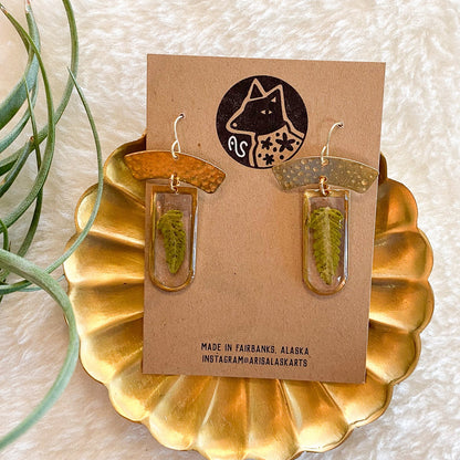 Floral Arch Earrings #137 by Arisa Sasaki