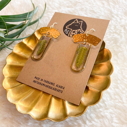 Floral Arch Earrings #137 by Arisa Sasaki