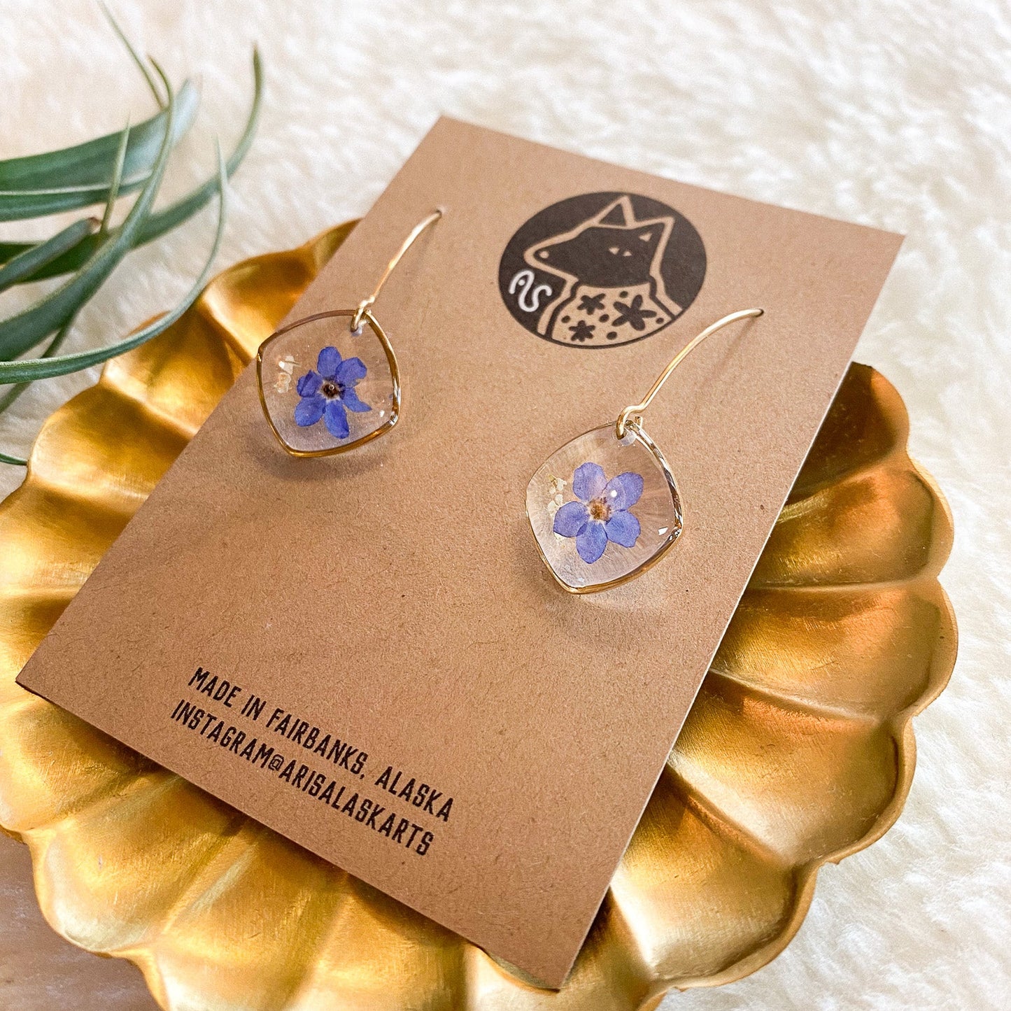 Forget Me Not Earrings #139 by Arisa Sasaki