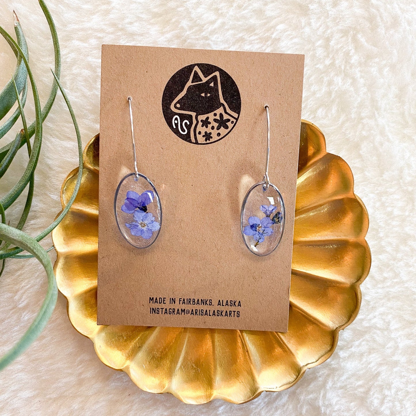 Forget Me Not Earrings #140 by Arisa Sasaki